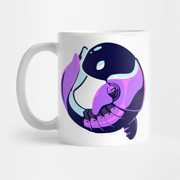 Colorized Poppy the Porpoise by Cyber Porpoises Merchandise